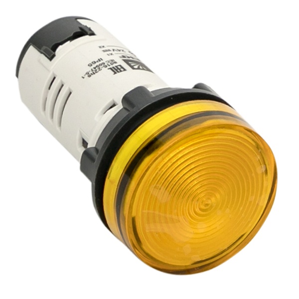 Индикатор EKF PROxima AD16-22HS 230В AC IP65 желтый