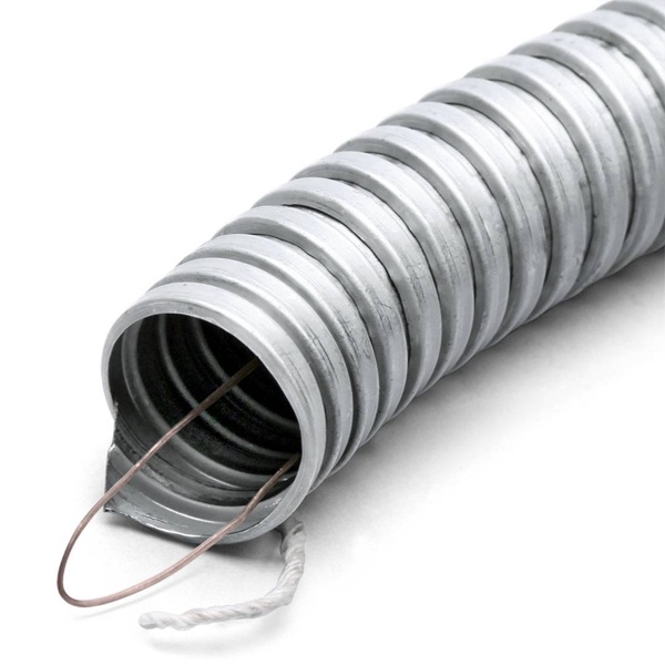 Металлорукав Fortisflex РЗ-ЦХ 10 мм с протяжкой и хлопчатобумажным уплотнением [бухта 100м]