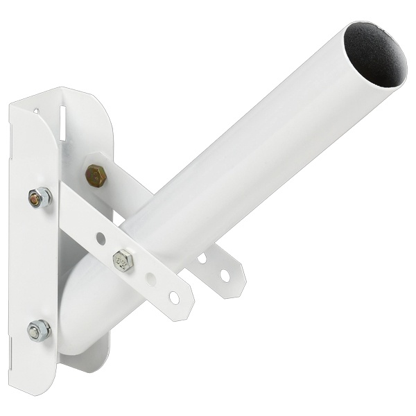 Кронштейн ИЭК КР-2М D48mm L350mm под монтажную ленту регулируемый угол белый