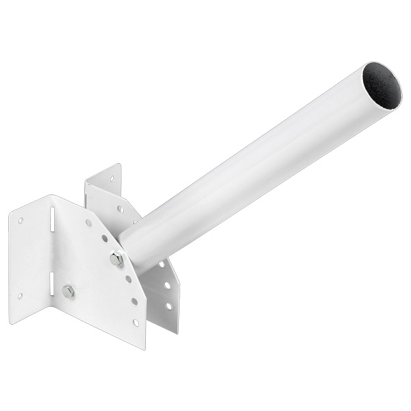 Кронштейн ИЭК КР-4М D48mm L500mm под монтажную ленту регулируемый угол белый