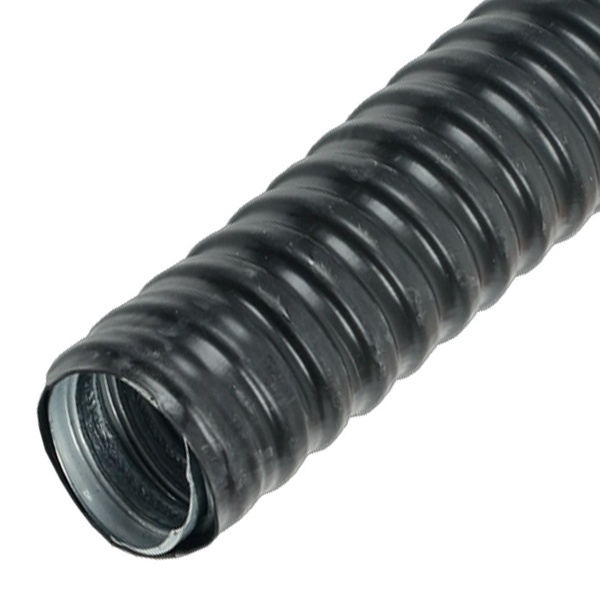 Металлорукав ИЭК Р3-ЦПнг-08 ELASTA 8 мм черный [бухта 50м]