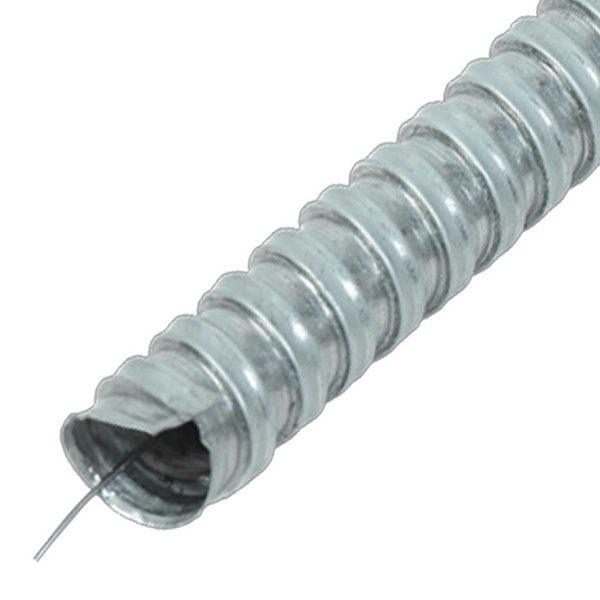 Металлорукав ИЭК РЗ-ЦХ-10 ELASTA с протяжкой 10 мм [бухта 100м]