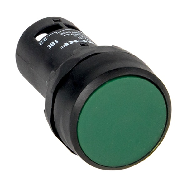 Кнопка EKF PROxima SW2C-11 с фиксацией NO+NC 22мм IP54 зеленая