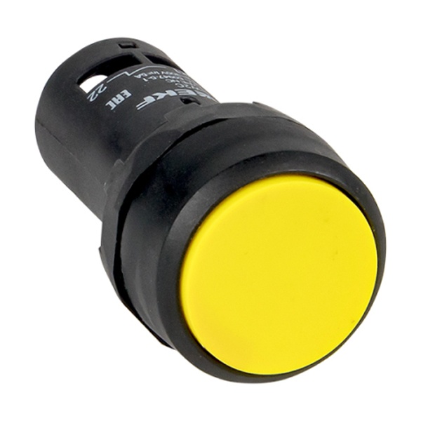 Кнопка EKF PROxima SW2C-11 NO+NC 22мм IP54 желтая