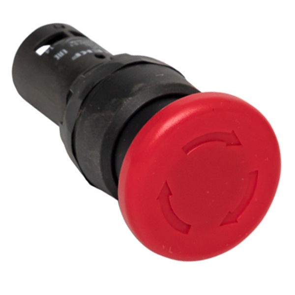 Кнопка грибок EKF PROxima SW2C-11MZ с фиксацией NO+NC 22мм IP54 красная