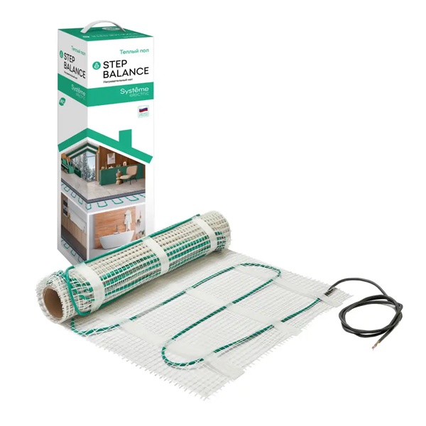 Мат нагревательный Systeme Electric 12 м2 STEP BALANCE SBM150120, 150 Вт/м2, 1800 Вт
