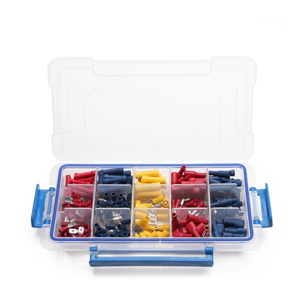 Набор изолированных разъемов и гильз КВТ П-280 в пластмассовом кейсе