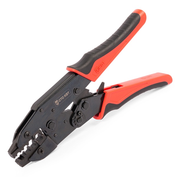 Пресс-клещи КВТ СТО-08 Профи Кримпер с матрицей для опрессовки наконечников