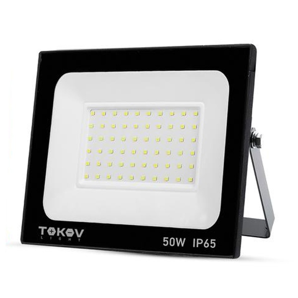 Прожектор светодиодный Tokov Electric 50W 6500K 3400Lm IP65 черный (TKL)
