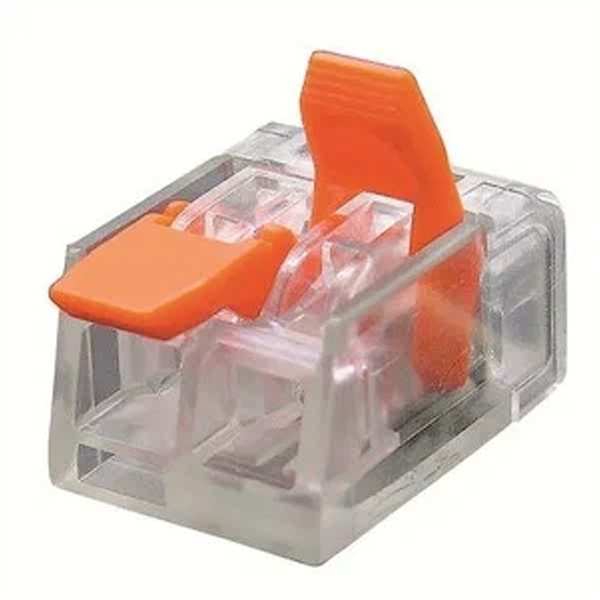 Клемма строительно-монтажная Tokov Electric PCT-412 компактная 2 отверстия 0,14-4,0 мм [100 шт]