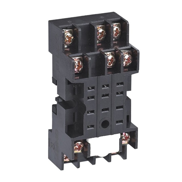 Розетка Chint CZY08B-01 для NJDC-17/2ZS, JZX-22F/(D) и JSZ6 с 2 контактами 5А (R)