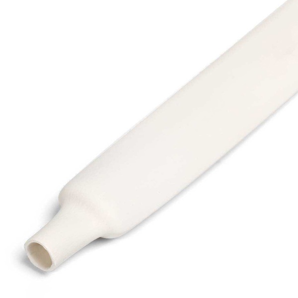 Цветная Трубка термоусадочная КВТ ТУТ (HF)-10/5 мм белая с коэффициентом усадки 2:1