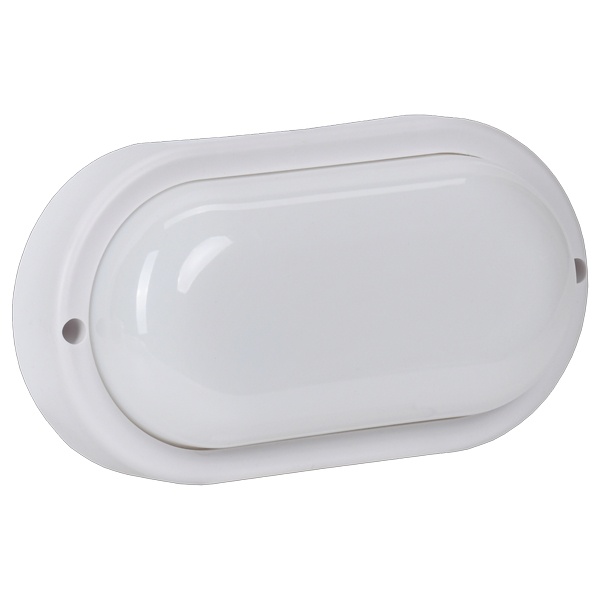 Светильник светодиодный Generica (ИЭК) LED ДПО 0113 20W 4000K 1800Lm IP65 овал пластиковый белый