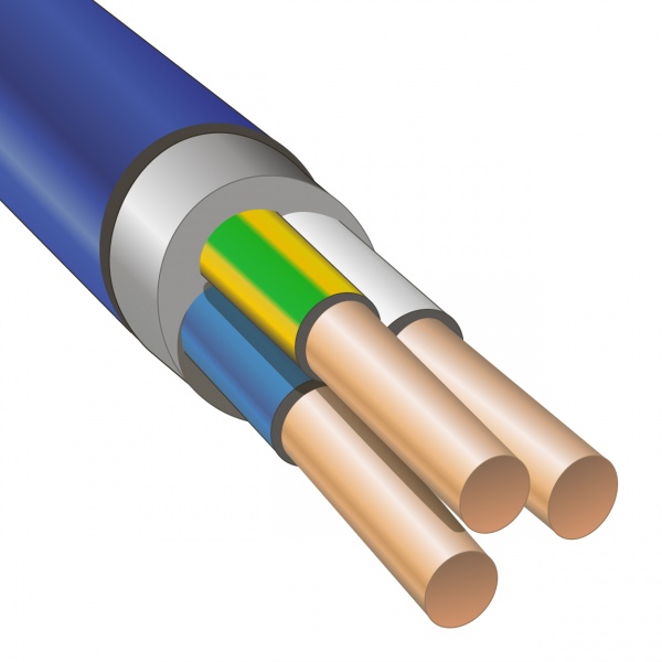 Кабель силовой Русский Свет ВВГнг(А)-LS 3х2,5 медный круглый ГОСТ 31996-2012 [упак. 100м]