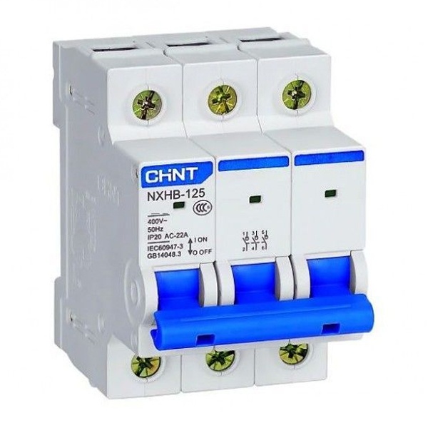 Рубильник модульный Chint NXHB-125 100А 3P (выключатель нагрузки)