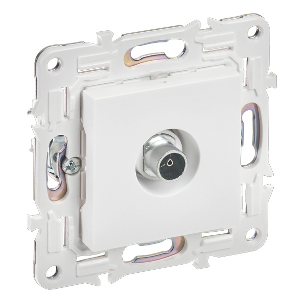 Розетка TV оконечная ИЭК SKANDY SK-A12W арктический белый