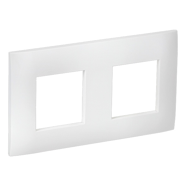 Рамка 2 поста ИЭК SKANDY SK-F02W арктический белый