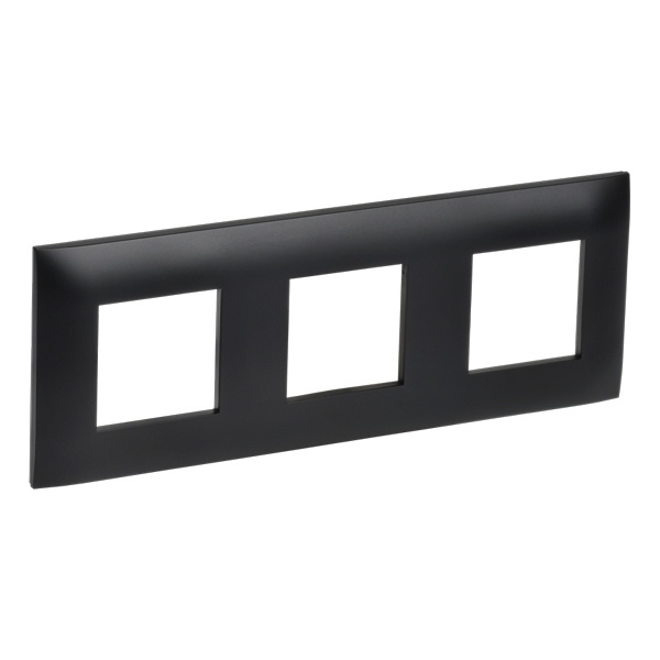 Рамка 3 поста ИЭК SKANDY SK-F03Bl черный