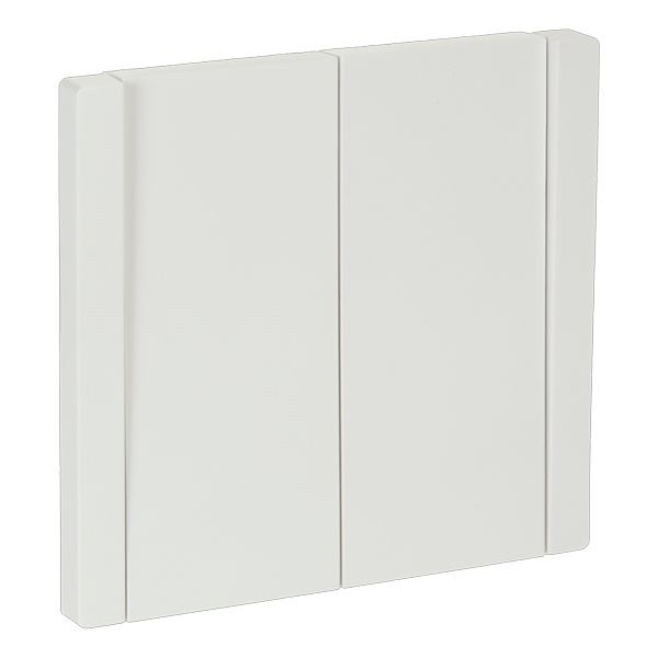 Выключатель двухклавишный ИЭК FORTE&PIANO FP205 10А белый