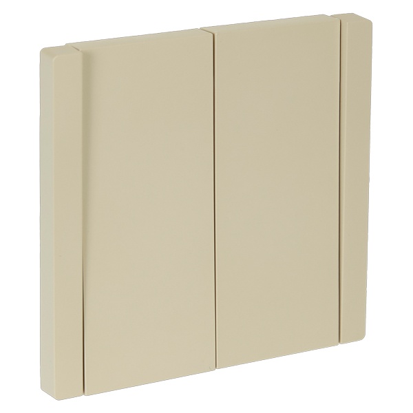 Выключатель двухклавишный ИЭК FORTE&PIANO FP405 10А ваниль