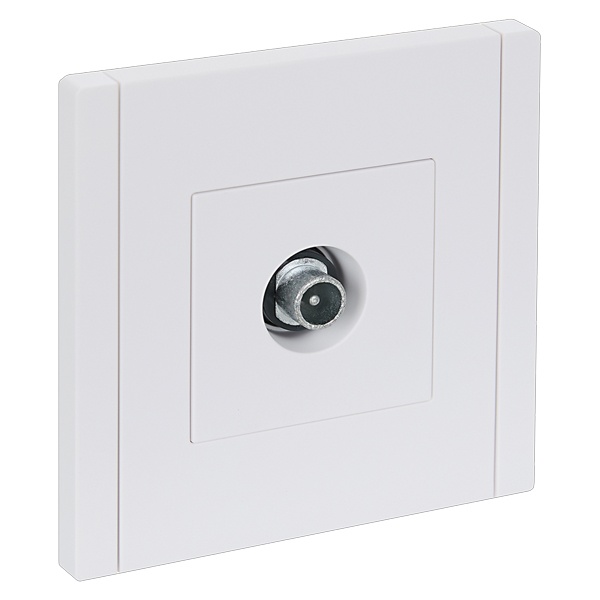 Розетка TV проходная ИЭК FORTE&PIANO FP229 белый