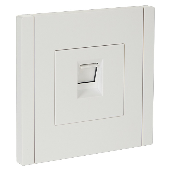 Розетка компьютерная RJ45 кат.6 ИЭК FORTE&PIANO FP231 белый