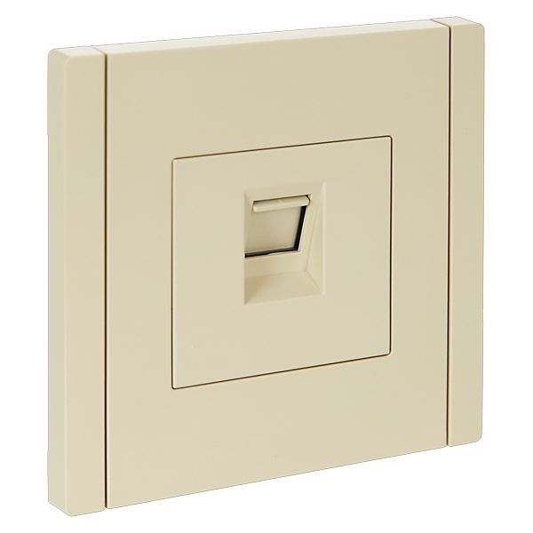 Розетка компьютерная RJ45 кат.6 ИЭК FORTE&PIANO FP431 ваниль