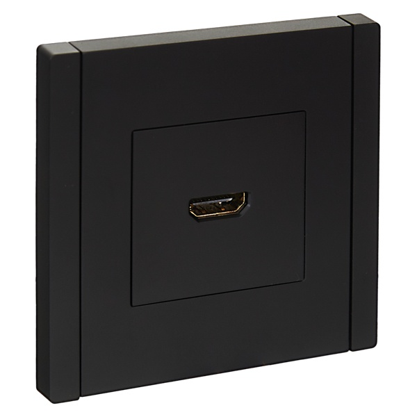 Розетка HDMI ИЭК FORTE&PIANO FP140 черный