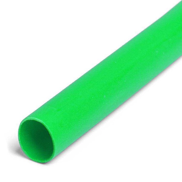 Трубка термоусадочная КВТ ТНТ-20/10 мм зеленая с коэффициентом усадки 2:1 в метровой нарезке
