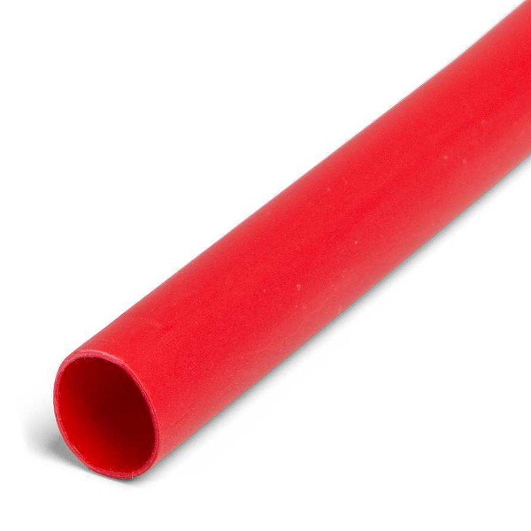Трубка термоусадочная КВТ ТНТ-20/10 мм красная с коэффициентом усадки 2:1 в метровой нарезке