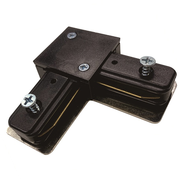 Коннектор Ledvance ECO TrackRAIL1PH L-Connect BK L-образный черный для однофазного шинопровода