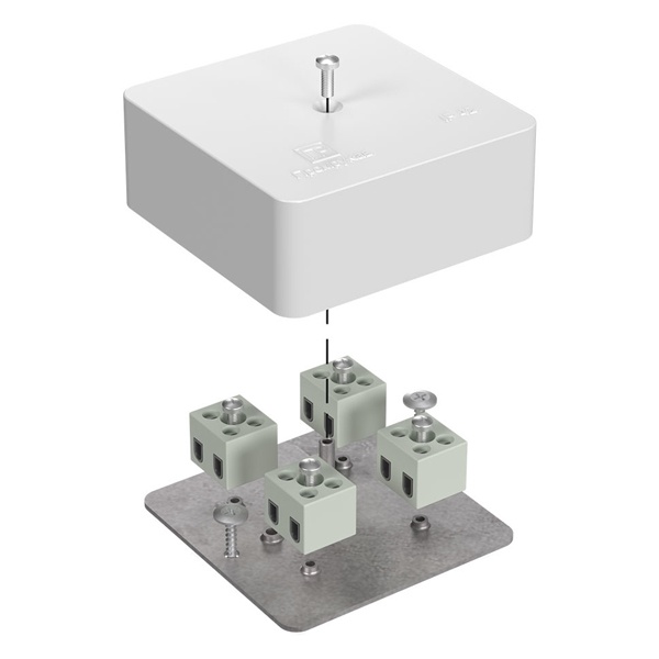 Коробка огнестойкая Промрукав 75х75х30 для кабель-канала 40-0450-FR2.5-8 Е15-Е120