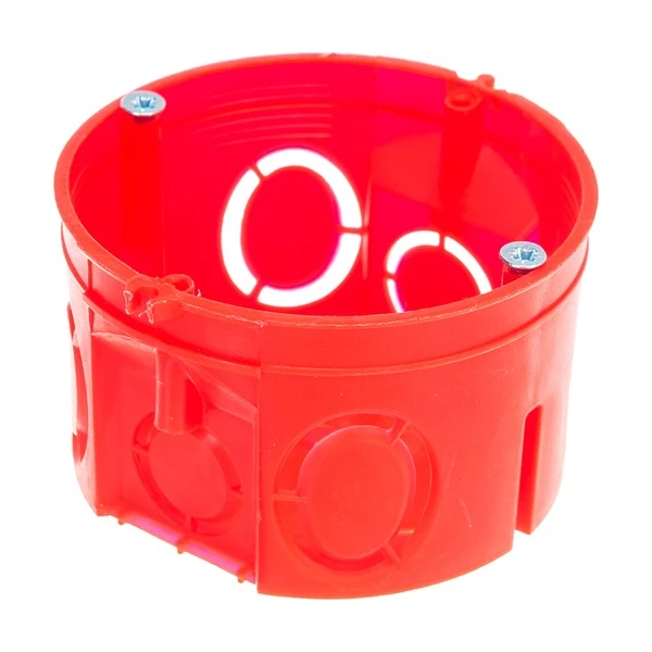 Коробка установочная Промрукав d 68 глубина 42 мм безгалогенная с саморезами без соединителя [245шт]