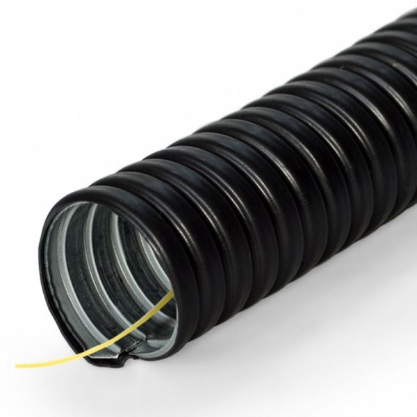 Металлорукав Промрукав РЗ-ЦП-НГ-20 20 мм в ПВХ изоляции с протяжкой [бухта 50м]