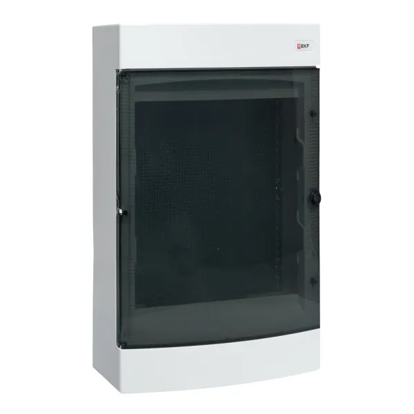 Щит навесной слаботочный EKF Unix, 3 габарит увеличенный прозрачная дверь IP41 (электрический шкаф)