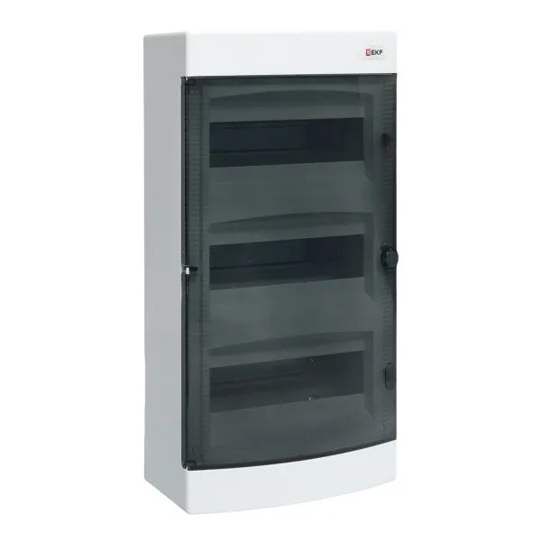 Щит распределительный навесной EKF PROxima Unix 3х12 модулей IP41 прозрачная дверь