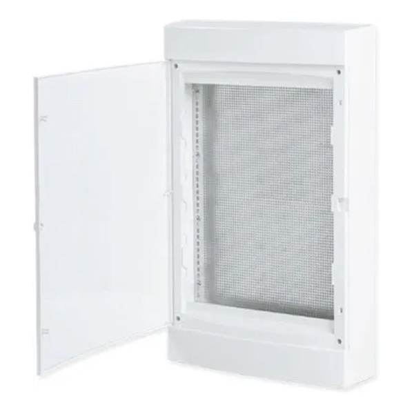 Щит навесной слаботочный EKF Unix, 4 габарит увеличенный прозрачная дверь IP41 (электрический шкаф)