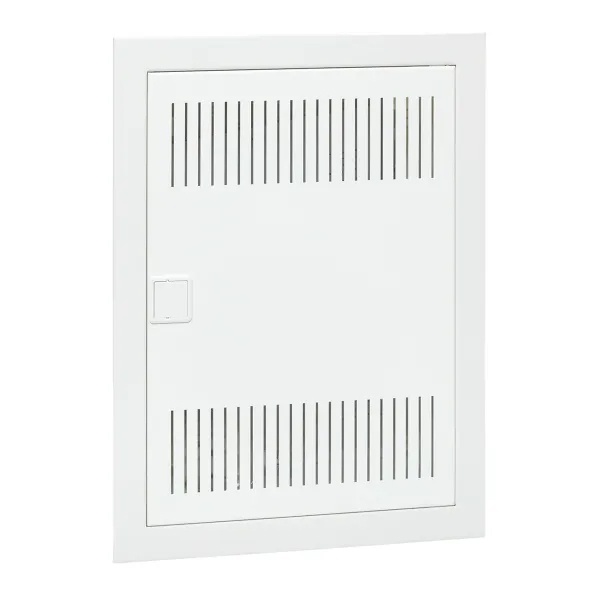 Встраиваемый слаботочный щит EKF Nova 2 ряда с металлической перфорированной дверью IP40 белый