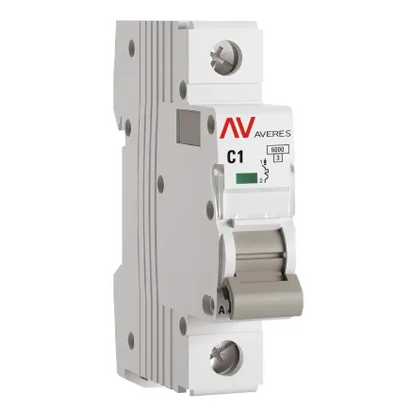Выключатель автоматический EKF AVERES AV-6 1A (C) 1P однофазный 6kA