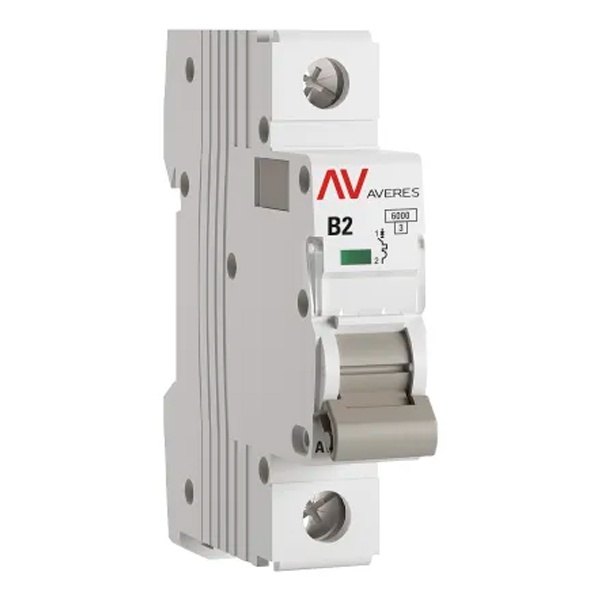 Выключатель автоматический EKF AVERES AV-6 2A (B) 1P однофазный 6kA