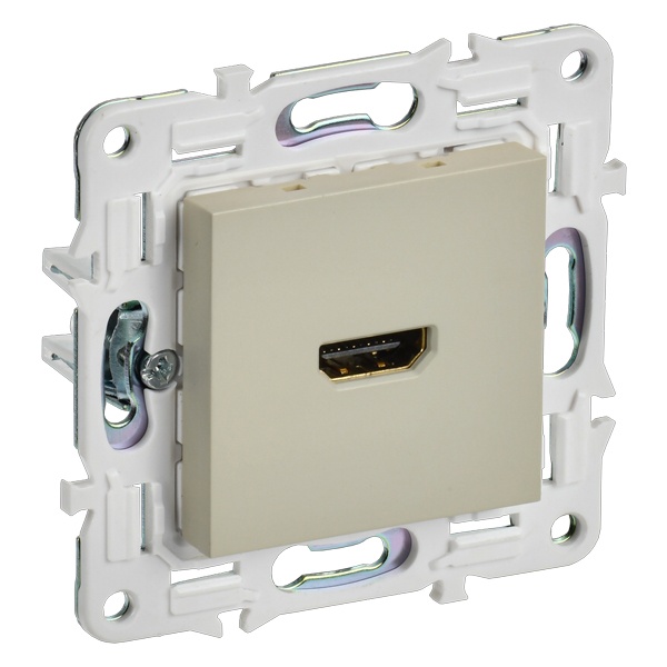 Розетка HDMI ИЭК SKANDY SK-H01B бежевый
