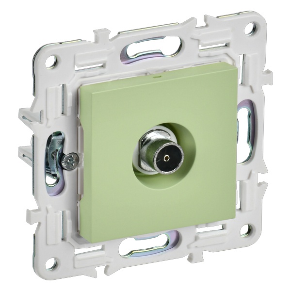 Розетка TV оконечная ИЭК SKANDY SK-A12M мятный