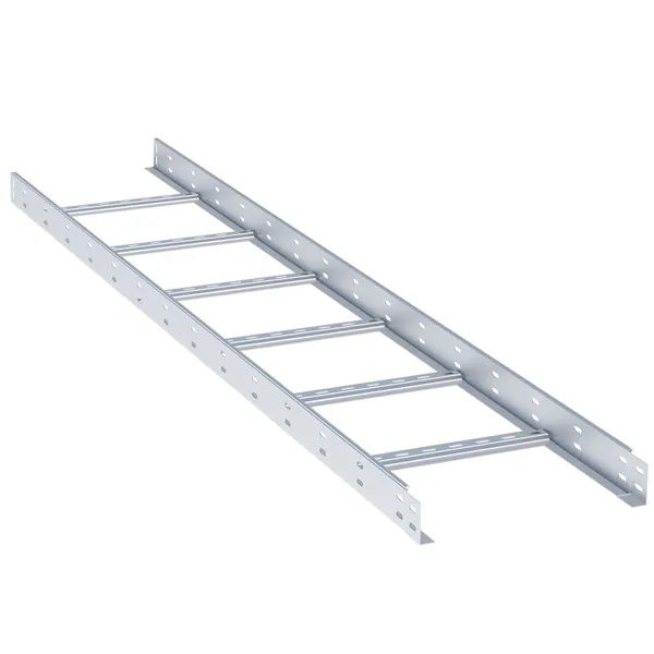 Лоток лестничный EKF 100х200х3000 металлический толщина лонжерона 1,2 мм