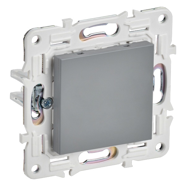 Заглушка с суппортом ИЭК SKANDY SK-C01Gr серый