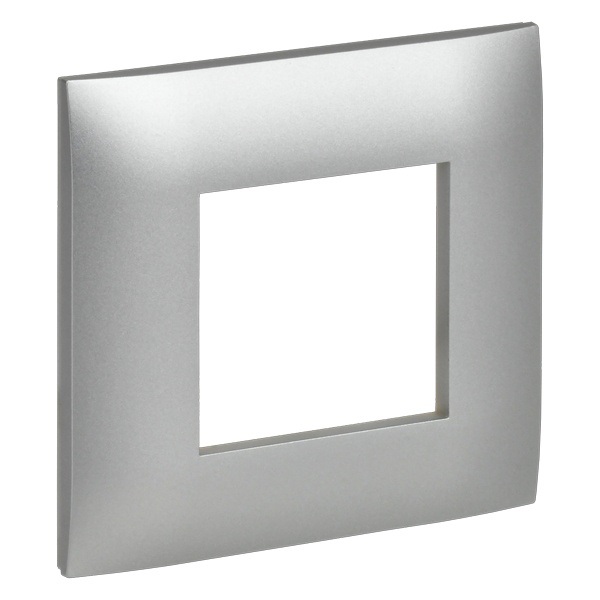 Рамка 1 пост ИЭК SKANDY SK-F01S серебряный