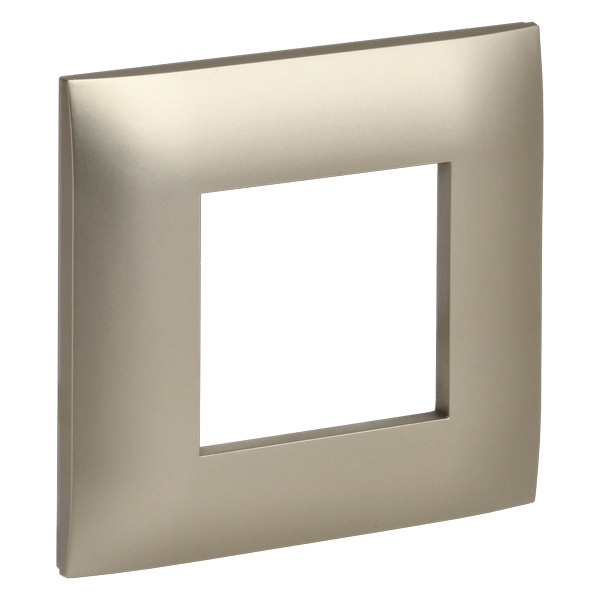 Рамка 1 пост ИЭК SKANDY SK-F01Sh шампань