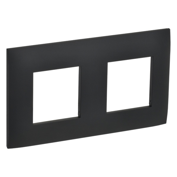Рамка 2 поста ИЭК SKANDY SK-F02G графит