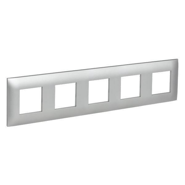 Рамка 5 постов ИЭК SKANDY SK-F05S серебряный