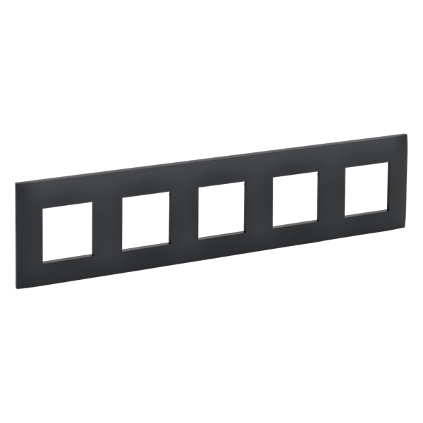 Рамка 5 постов ИЭК SKANDY SK-F05G графит