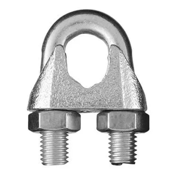 Зажим для троса EKF стальной DIN 741 толщина 5 мм хомут